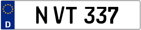 Truck License Plate